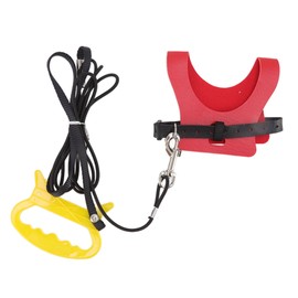 Bird Harness Leash Elastic Easy To Wear Portable Bird Traction Rope with Hook for Birds and Parrots Red M
