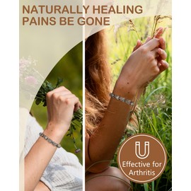 Feraco Pure Copper Bracelets for Women, Ultra Strength Magnetic Bracelet with 3800 Gauss Magnets & Natural Aventurine, Adjustable Jewelry