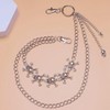 2Pcs Pants Chain for Men Women, Skull & Cross Rock