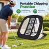 Foldable Golf Chipping Net - 3 Target Openings, Portable Pop-Up