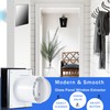 Hose Vary Upgraded Glass Panel, 4inch Window Wall Extractor Fan,