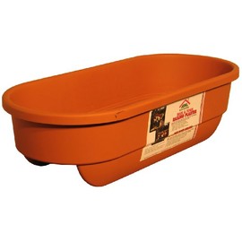 Apollo Plastics R2X4-TERRA 2 by 4 Mount Deck & Fence Railing Planter, 12-Inch by 24-Inch Rectangular, Terra Cotta