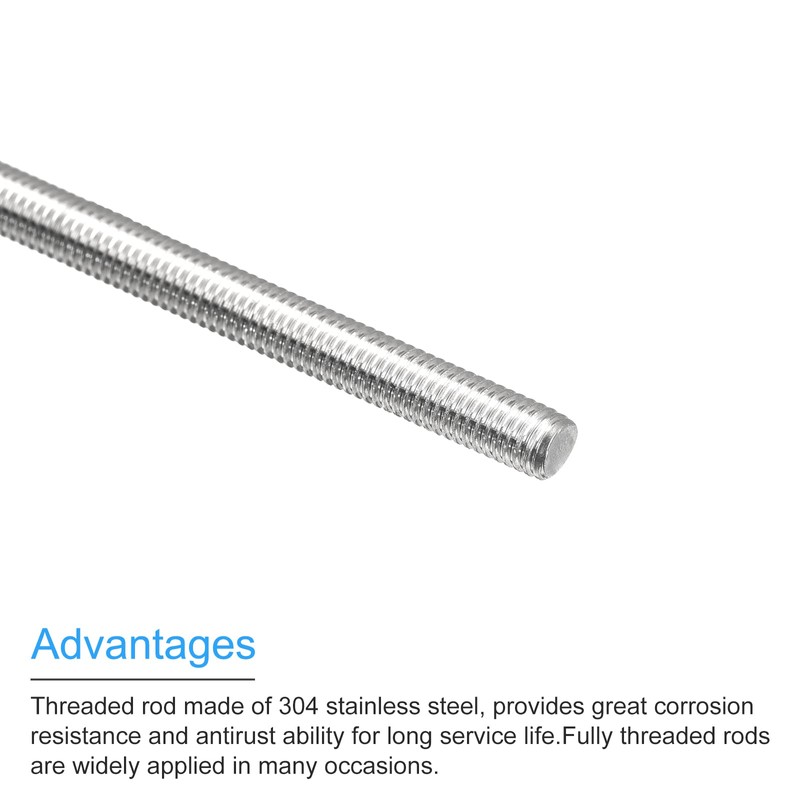 QUARKZMAN Threaded Rod M5 x 300 mm Fully Threaded Rod