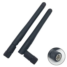 CENXIFJUDZ 2Pcs 2.4ghz WiFi Pc Desktop Wireless Antenna 3dbi with SMA Male Connector for Network Wi-fi Router USB Adapter Security IP Camera Video Surveillance Monitor