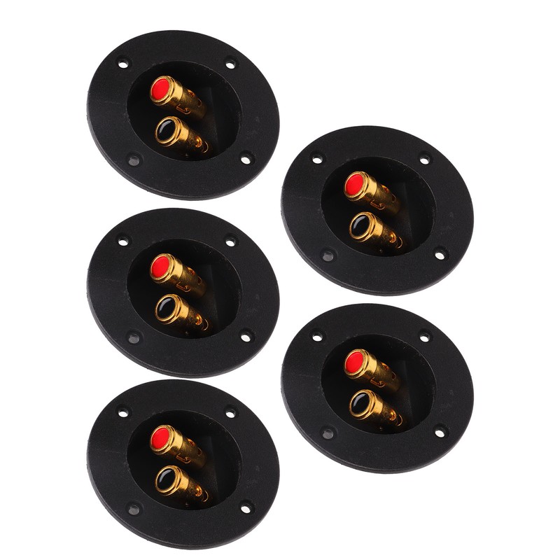 5Pcs 2 Way Stereo Speaker Box Terminal Cup Double Binding