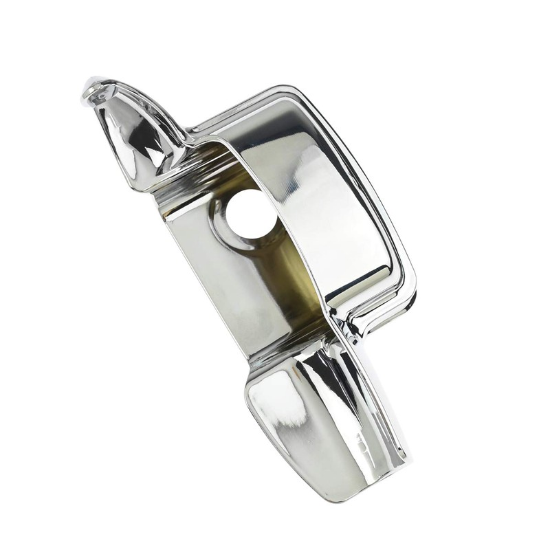 HDBUBALUS Chrome Rear Brake Master Cylinder Cover Fit for Harley