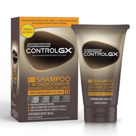Just For Men Control GX Shampoo y Acondicionador Desvanecedor Canas, 118ml