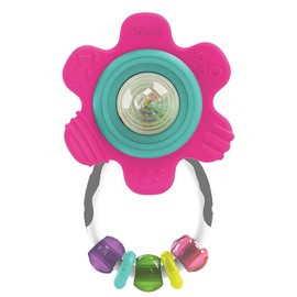 Infantino Spin & Teethe Gummy Flower Rattle
