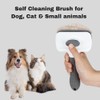 Lollimeow Self Cleaning Slicker Brush for Dog & Cat, Pet