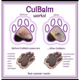 CulDog 8OZ CulDog All Natural Paw Balm -Protect, Soothe Moisturize And Heal - Unscented