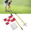 Golf Pin Flag Hole Cup Set for Mini Putting Green