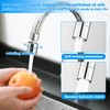 1 PCS Wasserhahn Aufsatz Schwenkbar 360° Drehbarer Wasserhahn,Mit zwei Strahlarten,Wasserhahnaufsatz,WasserhahnAufsatz