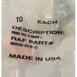 Unbranded [20 Pack] 6mm OD 6mm Long Zinc Plated Brass No Thread Spacers For M3.5 Screw