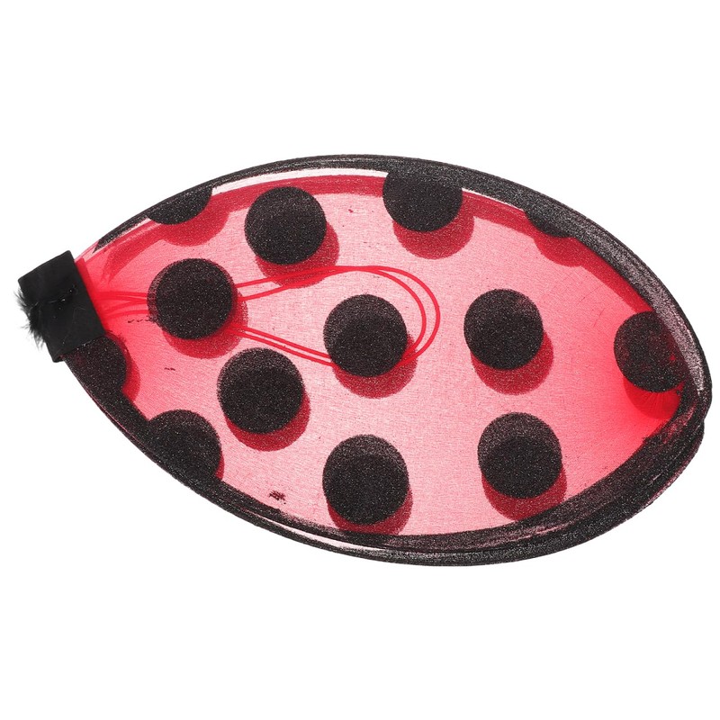 POPETPOP Halloween Lady Bug Wing, Foldable, Red, 7 Stars Ladybug