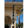 Monarch Rain Chains AluminumMulti Cube Rain Chain, 8.5 Ft Black