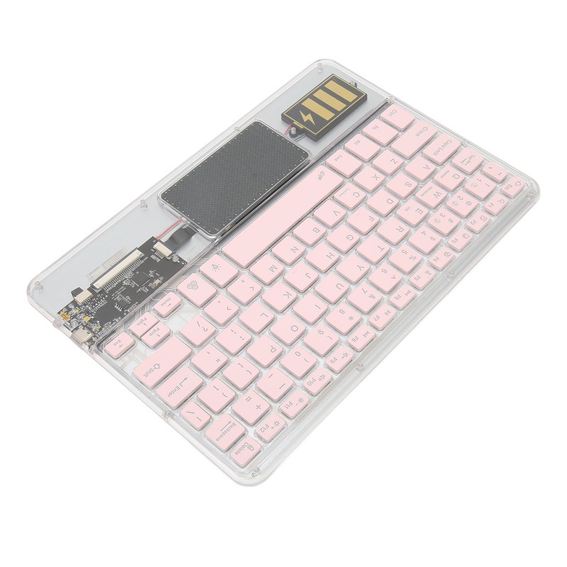 Wireless Bluetooth Keyboard Multifunctional Acrylic Keyboard for Windows for Android