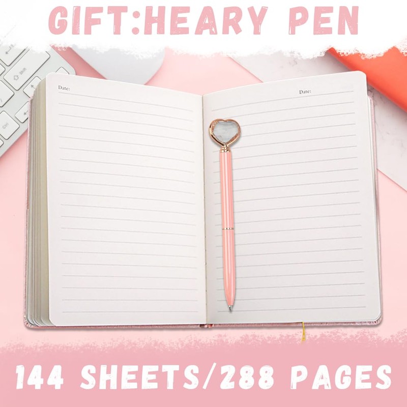 LIMITADA Diary with Lock and Key Lockable Notebook B6 Notebook