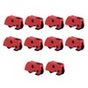 10Pcs Circuit Breaker Lockout Device Clamp On Safety Lock Set