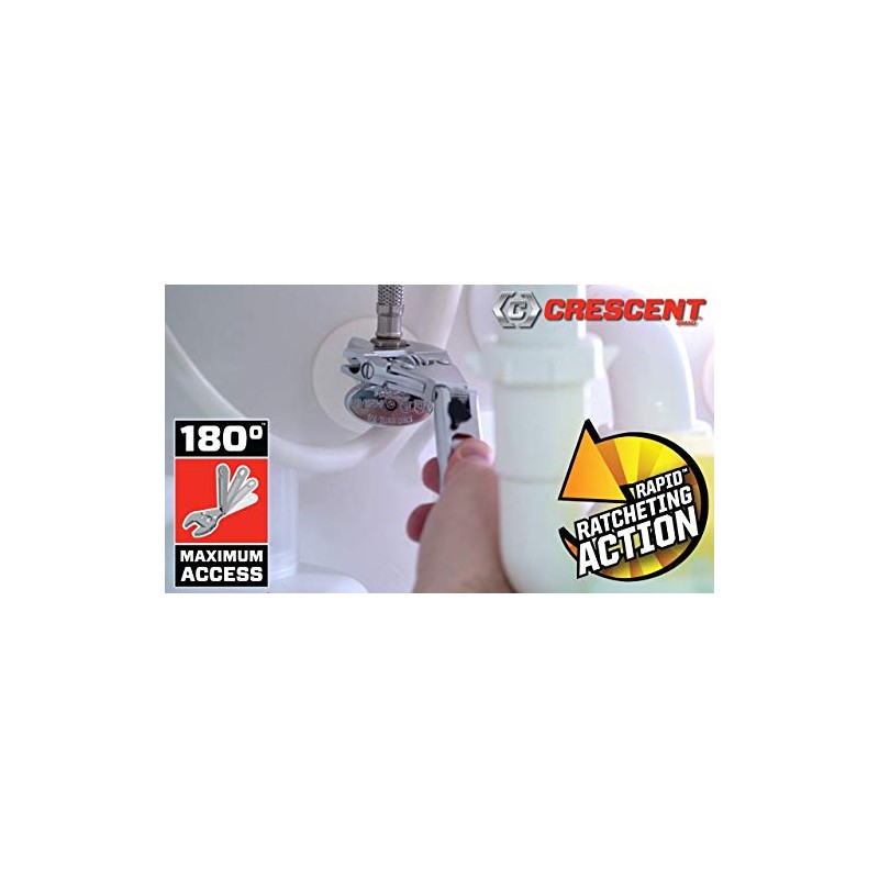 Crescent 8" Adjustable Ratcheting Flex Wrench - ACFR8VS