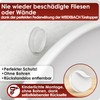 Weidebach WEIDEBACH? 24x dezente Trpuffer transparent, Trstopper Wand selbstklebend 20x5