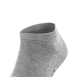 Falke Men’s Family Trainer Socks - 94% Cotton - 1 Pair - Family Sneakers Grey (Light Grey Melange 3390)