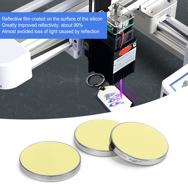 3Pcs Laser Lens Set 25 Reflective Mirror Engraving Cutting Machine