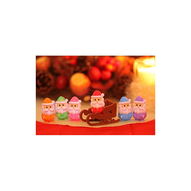 Iwako Blue Santa Claus Japanese Eraser from Japan