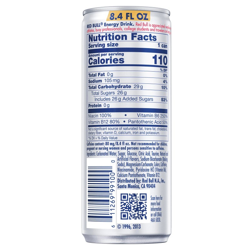 Red Bull Energy Drink, 8.4 Fl Oz, 24-Count