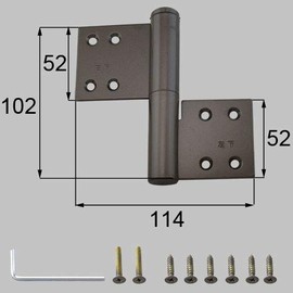 LIXIL TOSTEM FNMB099 Frame Side Hinge Bottom (Left) Bronze