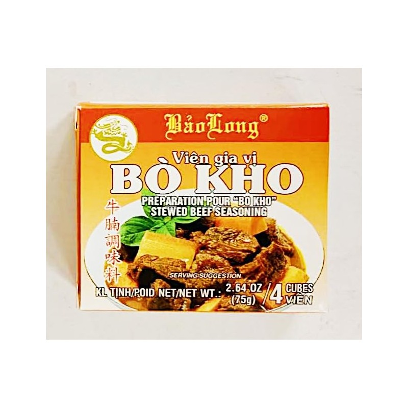 Mini Bo Kho Stewed Beef Seasoning Cubes, 2.64 oz, (4