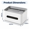 Multifunctional Tissue Box Holder – Plastic Desk Organizer with Remote