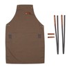NEOVIVA Stylish Shop Apron for Women Men with Multi-Purpose Tool