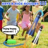 LURNODY Children's Stomp Rocket Set, Toy Rocket Launches Up to