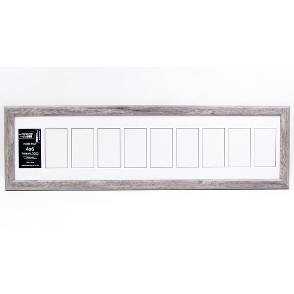 Creative Letter Art [10x40 10 Opening Glass Face Driftwood Like