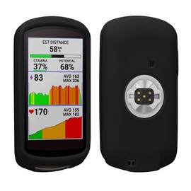 kwmobile Hülle kompatibel mit Garmin Edge 1040/1040 Solar - Silikon GPS Fahrrad Case Schutzhülle - in Schwarz