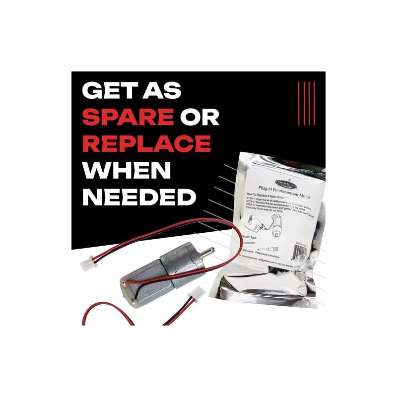 Grillbot Replacement Plug-in Motor for Grillbot Automatic Grill Cleaning Robot