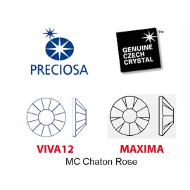 PRECIOSA Peridot, Preciosa Genuine Czech Viva MAXIMA Flatback Rhinestones 12ss 16ss 20ss - ss20 (5mm) ~ 144pcs