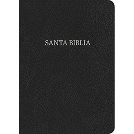 Biblia Reina Valera 1960 Compacta. Letra Grande negro, piel fabricada / Compact Bible RVR 1960 Large Print Black, Bonded Leather (Spanish Edition)