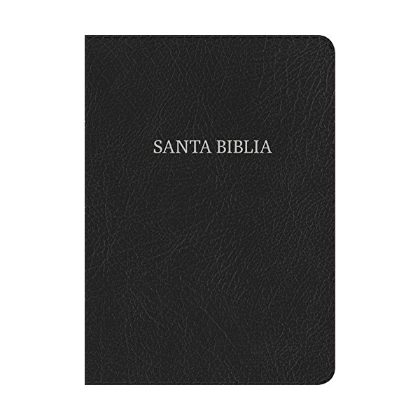 Biblia Reina Valera 1960 Compacta. Letra Grande negro, piel fabricada