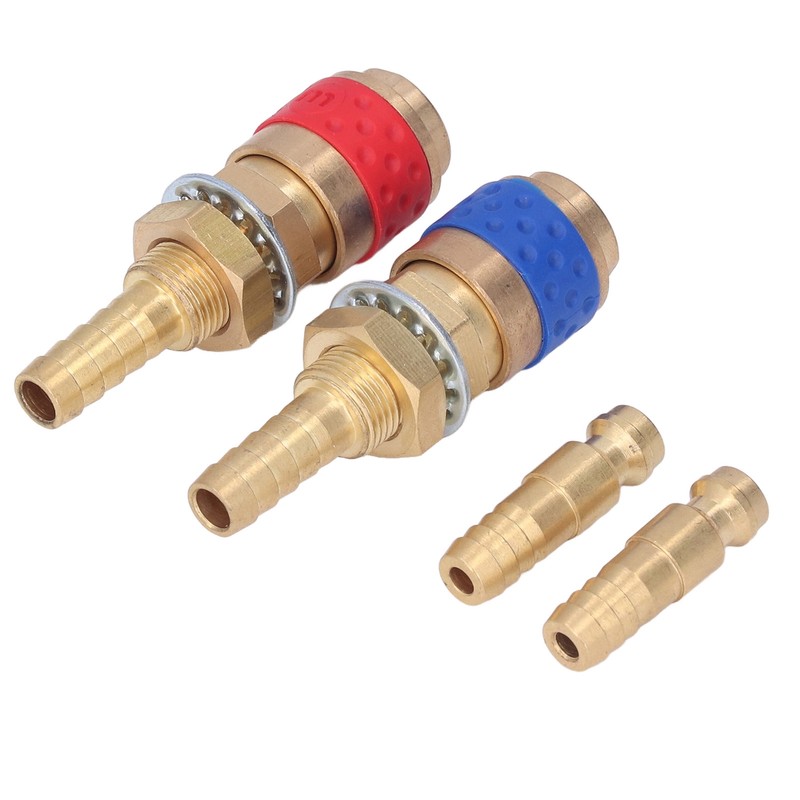 Welding Quick Connector Water Cooled Gas Adapter M8 Brass Fitting