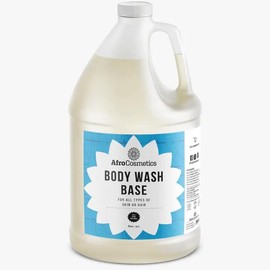 AFROCOSMETICS Body Wash For Any Skin Type Rejuvinates and Cleanse the Skin Unscented 1 Gallon