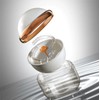 AARAINBOW Retainer Cleaner Case, Clear Denture Case, Large Denture Bath