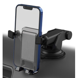 Kashimura NAT-100 Self-Weight Teleholder with Suction Cup Mount, Supports Portrait and Landscape