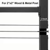 SOTTORICH 10 Pack 1/8" Black Stainless Steel Invisible Receiver and
