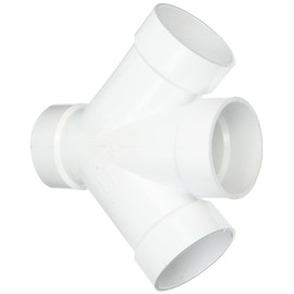 GENOVA 73440 4" PVC-DWV Double WYE