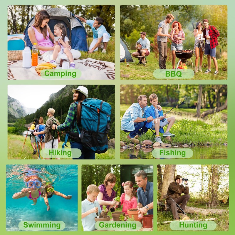 BuggyBands 24 Pack Mosquito Repellent Bracelets, Individually Wrapped Repellent Wristbands,