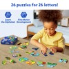 Skillmatics Animal Alphabet Puzzle - 52 Piece Jigsaw Puzzle for
