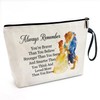 Cusrtyh You Are Braver Stronger Funny Canvas Zipper Makeup Bag,