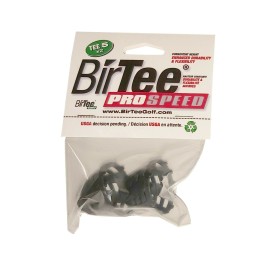 BirTee Pro Golf Tees - Size #5 (1 1/4") - 2 Tees Per Pack  For Winter/Simulat - Black