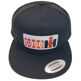 Yupoong CASE IH Patch Yupoong Trucker Hat / YP Classics 6006 Black/Black